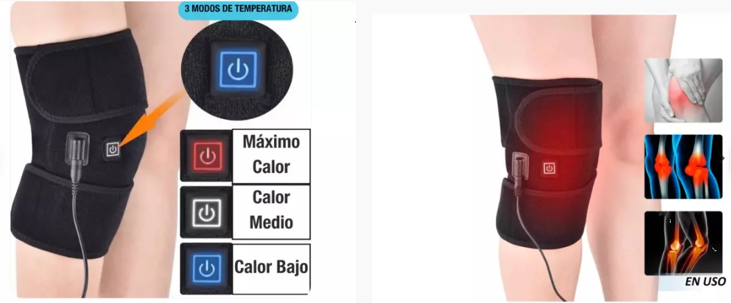 Rodillera Térmica con Calor Terapéutico